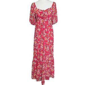 COLLECTIVE Concepts Dress‎ Flowy Maxi Boho Milkmaid Size S